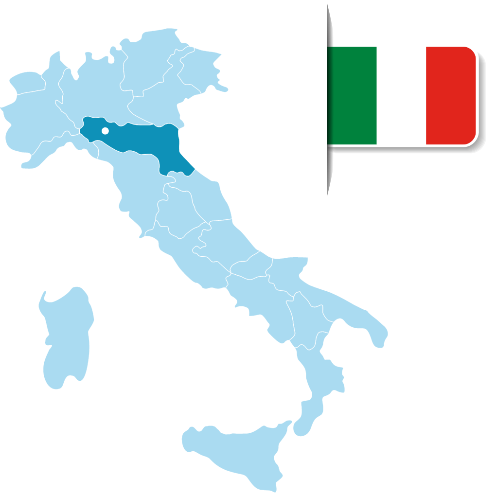 Immagine italia con bandiera Prodotto Italiano